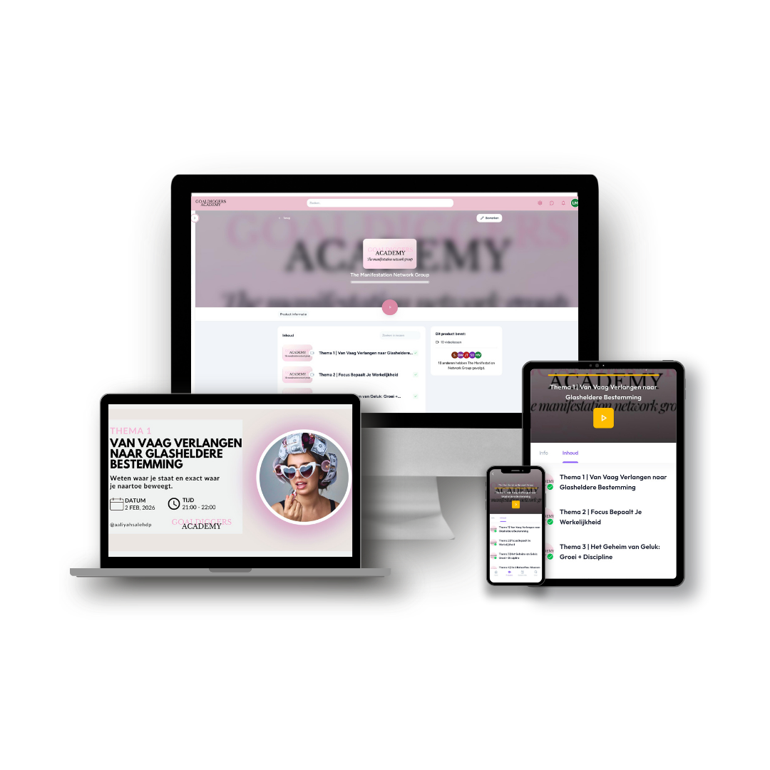 Manifestation Networking Group mockup